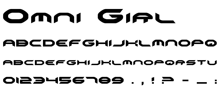 Omni Girl font